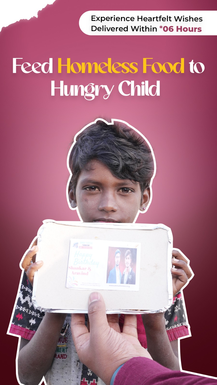 Meals with Love, From You to the Streets