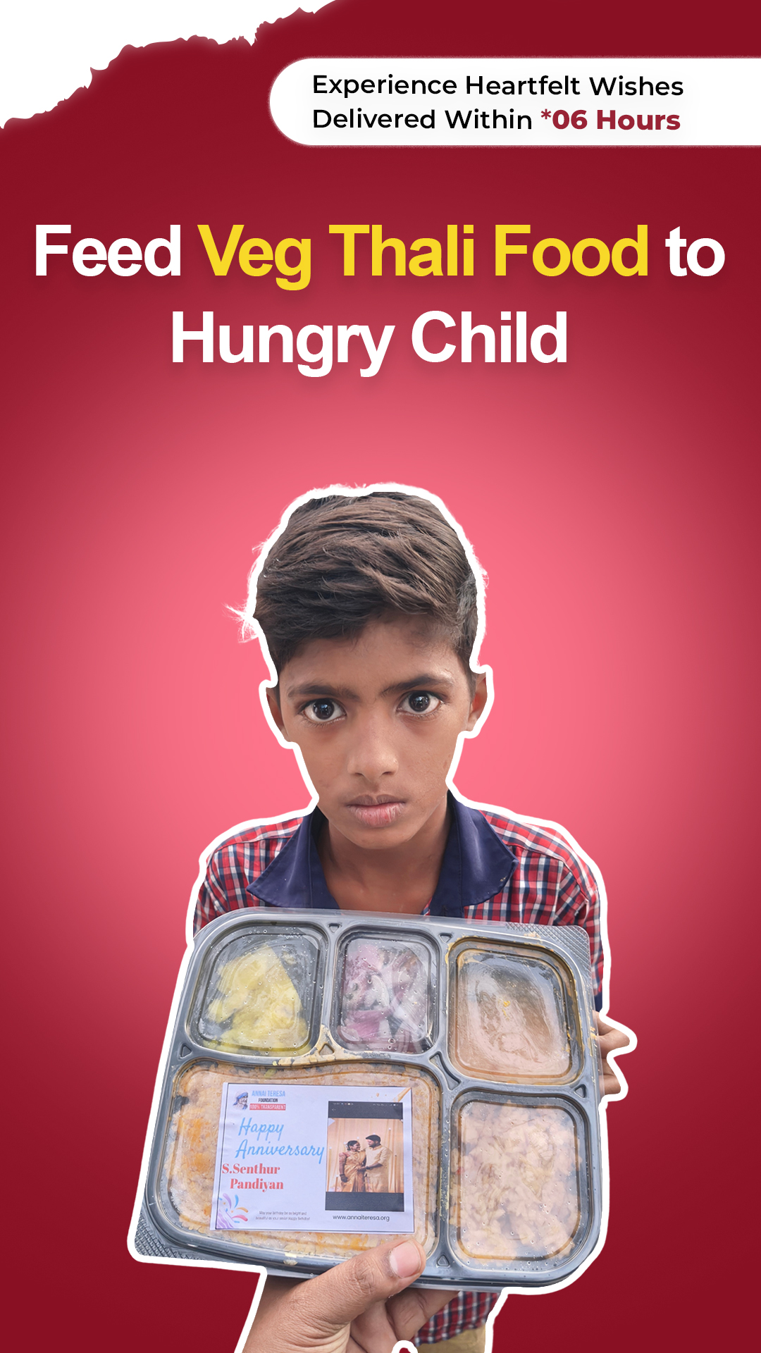 Donate a Thaali, Serve with Love